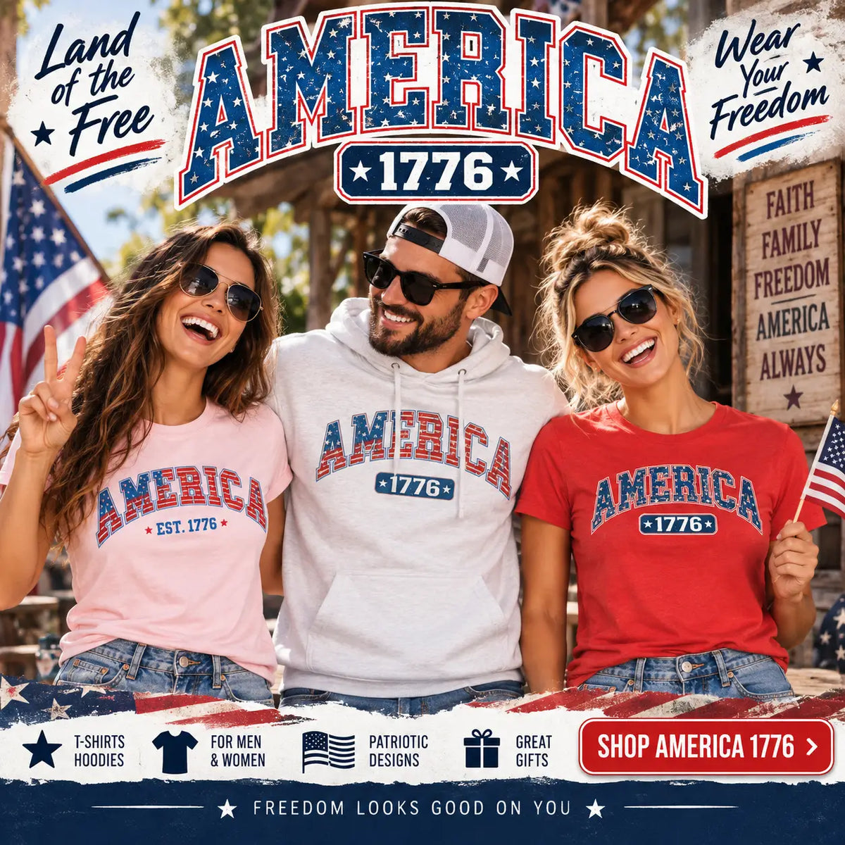 America 1776 Apparel