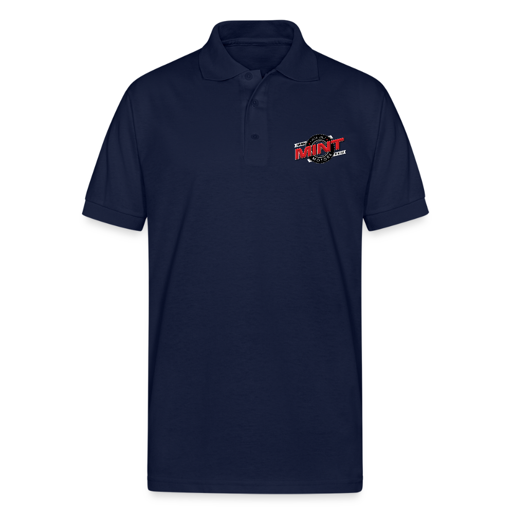Mint Motors - Unisex 50/50 Jersey Polo - navy