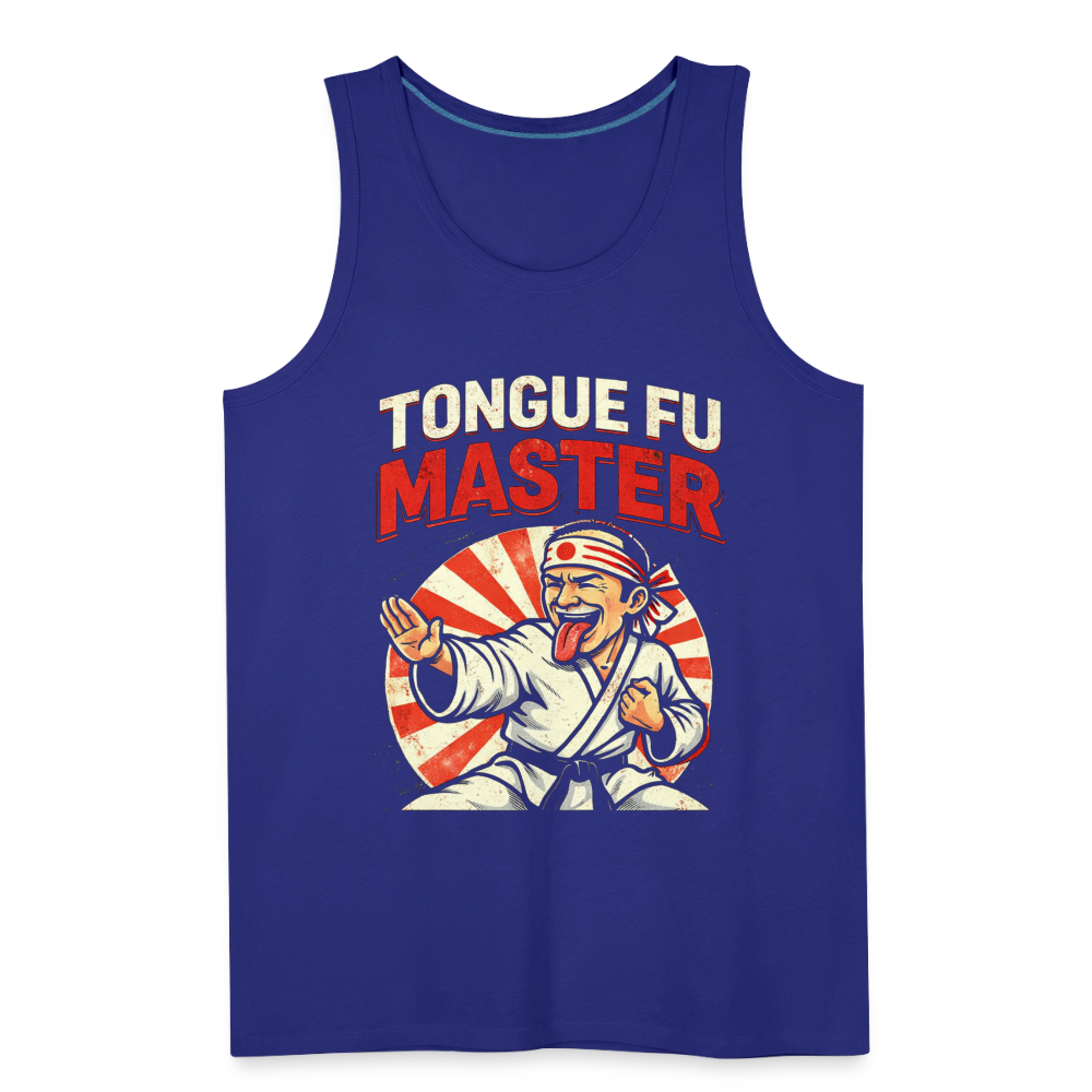 Tongue FU Master Tank Top Color: Black