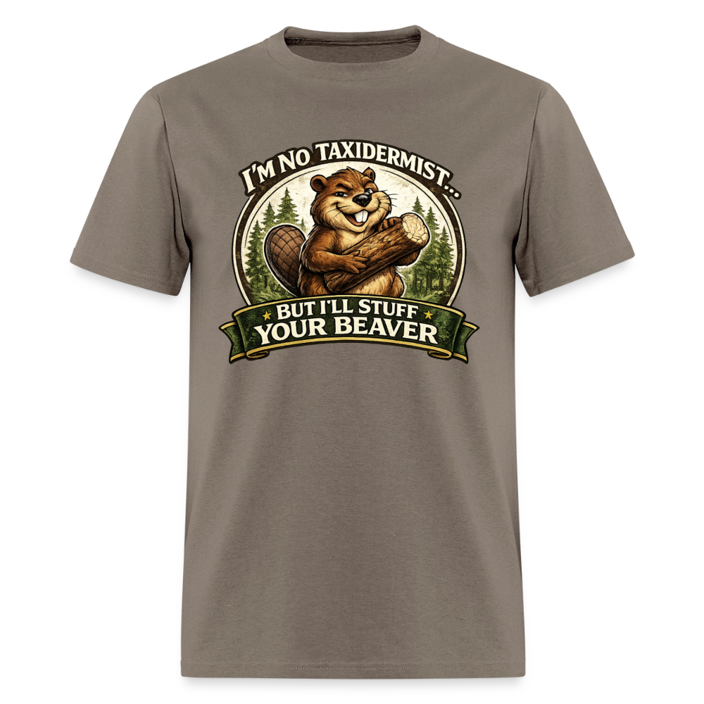 I’m No Taxidermist Funny Beaver T-Shirt Color: Black
