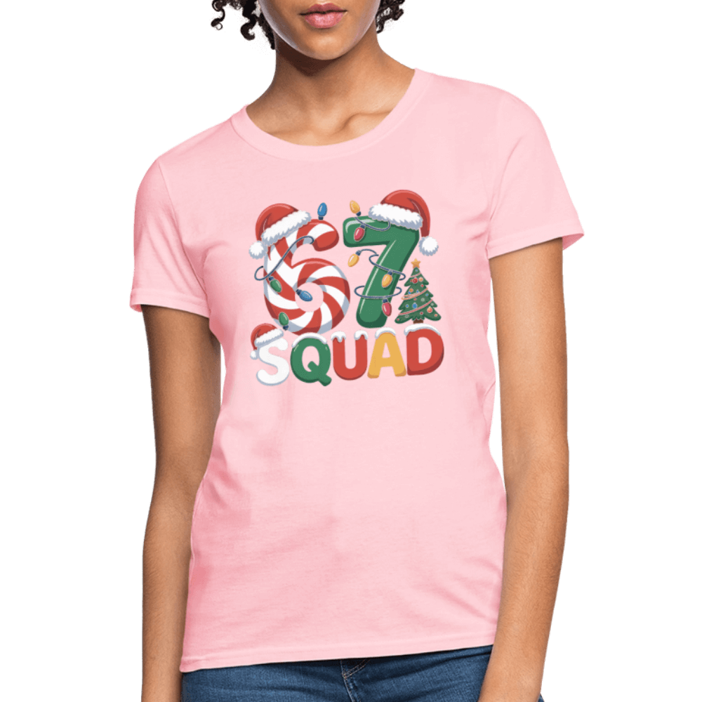 Six Seven Squad - Christmas 67 Women's T-Shirt Color: royal blue