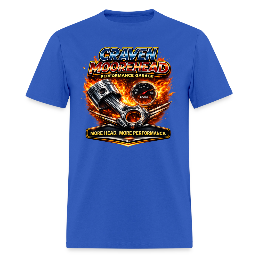 Craven Moorehead Performance Garage T-Shirt Color: royal blue