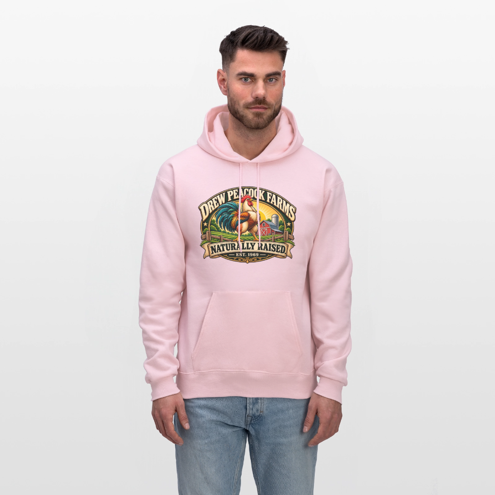 Drew Peacock Farms Hoodie - pale pink