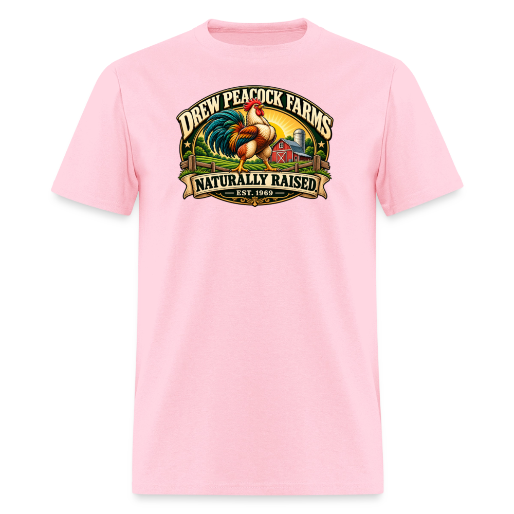 Drew Peacock Farms T-Shirt - pink