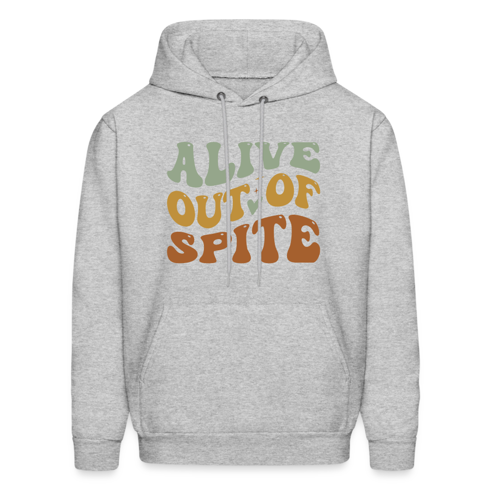 Alive Out Of Spite Hoodie - heather gray