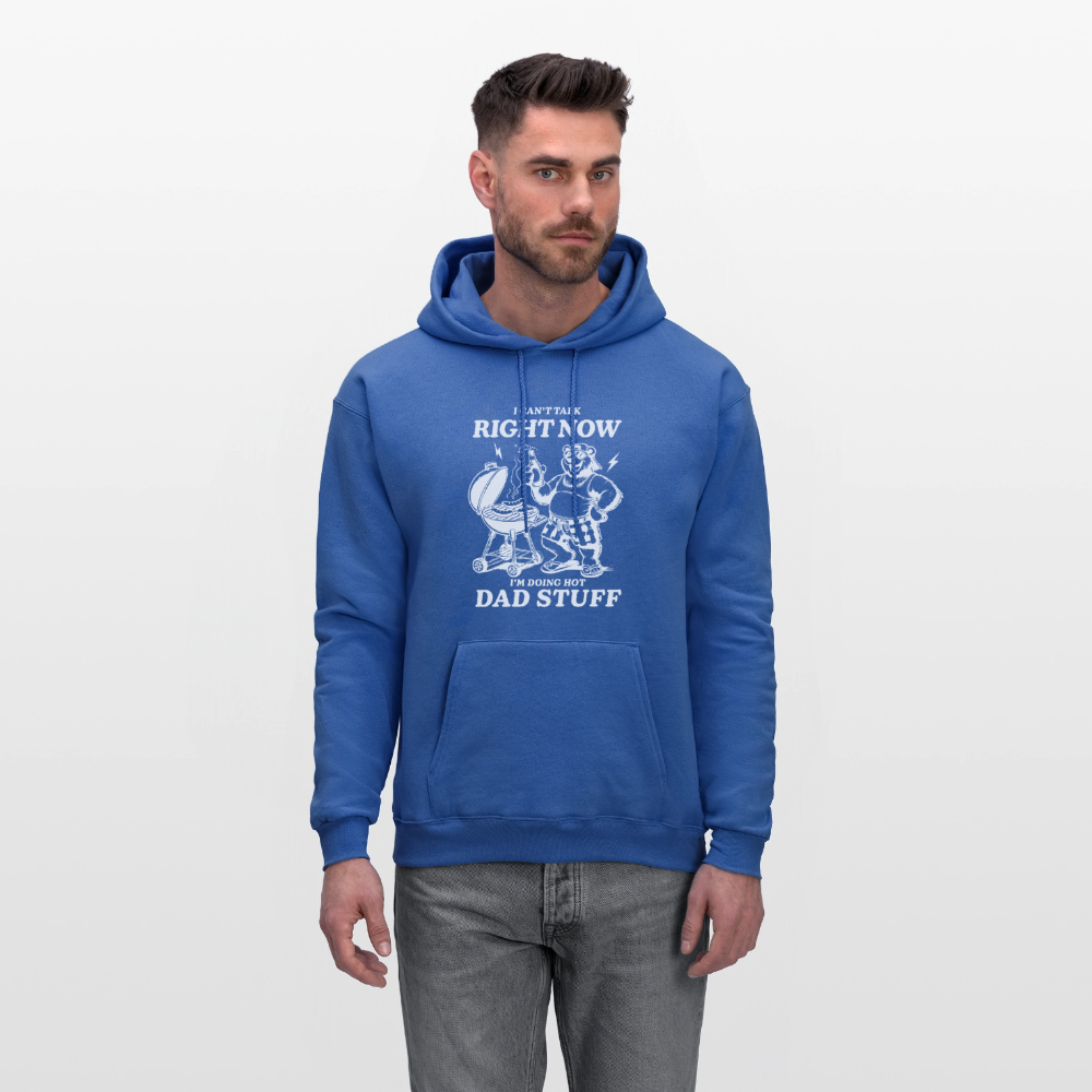 Doing Hot Dad Stuff BBQ Hoodie for Grilling Dads - royal blue