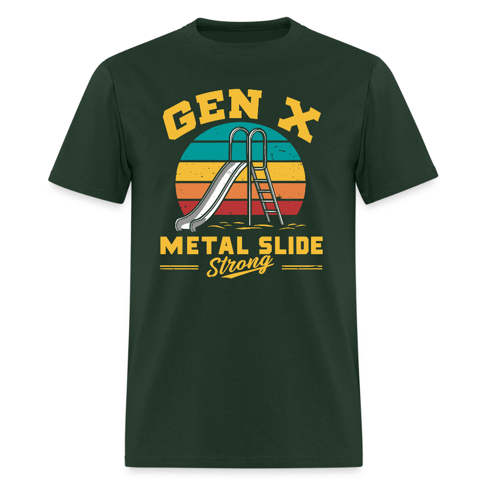Gen-X Metal Slide Strong T-Shirt - forest green