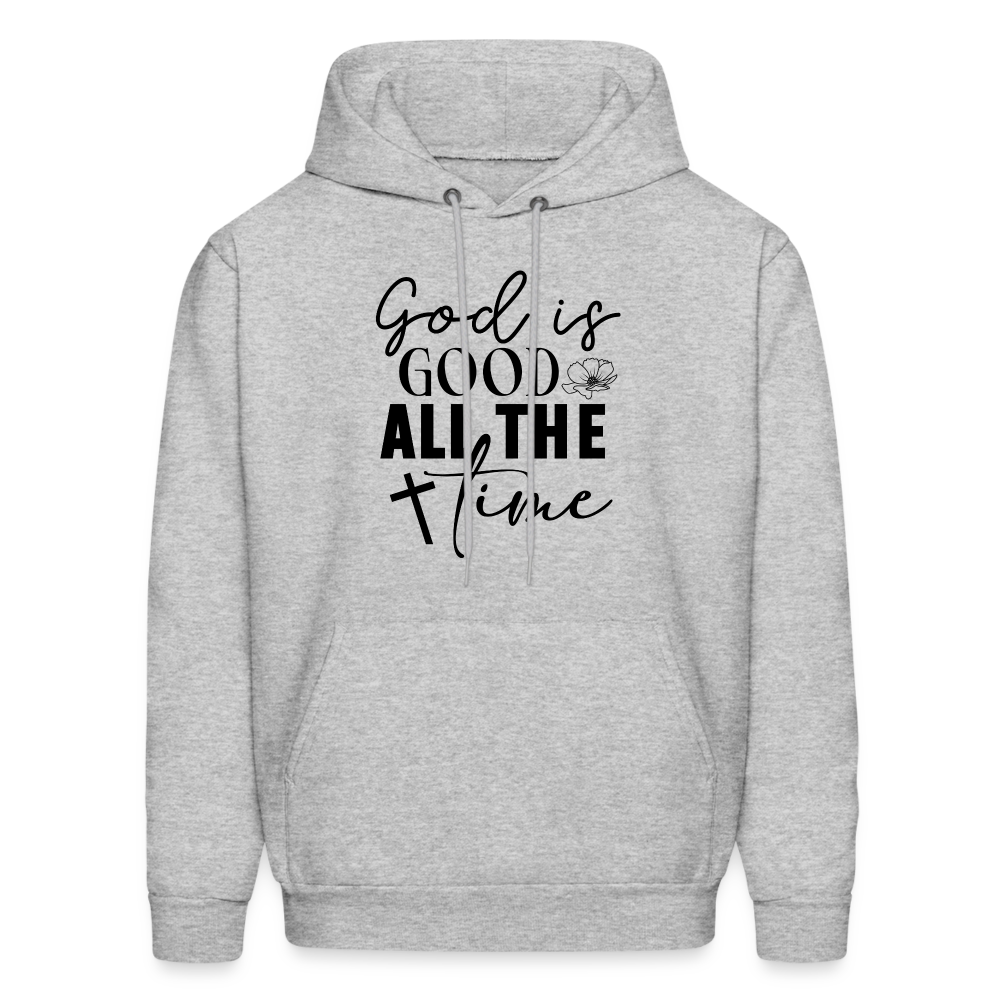 God is Good All The Time Hoodie - heather gray
