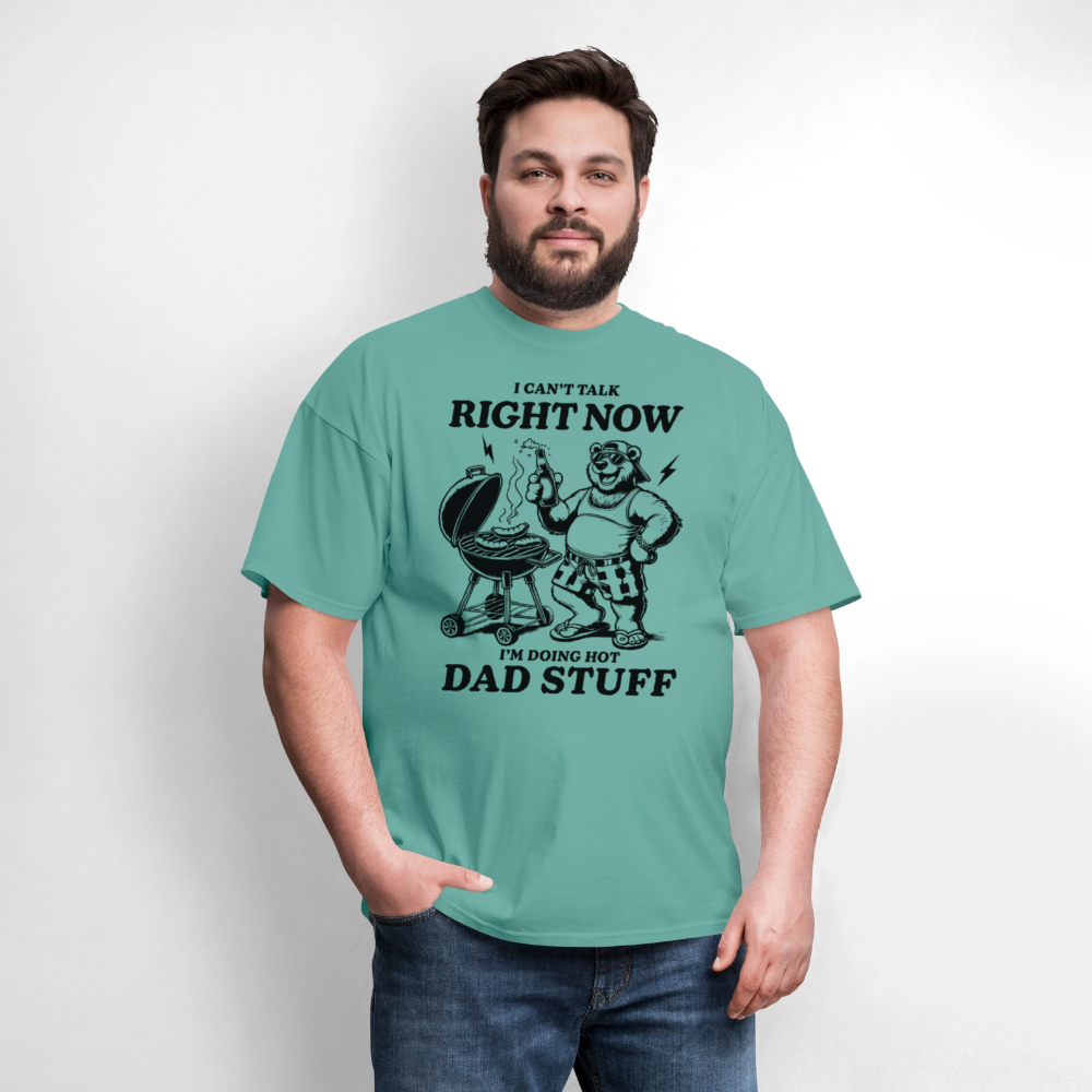 Doing Hot Dad Stuff (BBQ) T-Shirt - aquatic