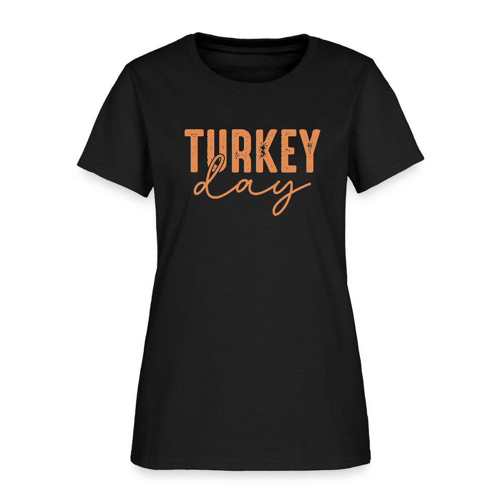 Turkey Day (Thanksgiving) Women's T-Shirt - black