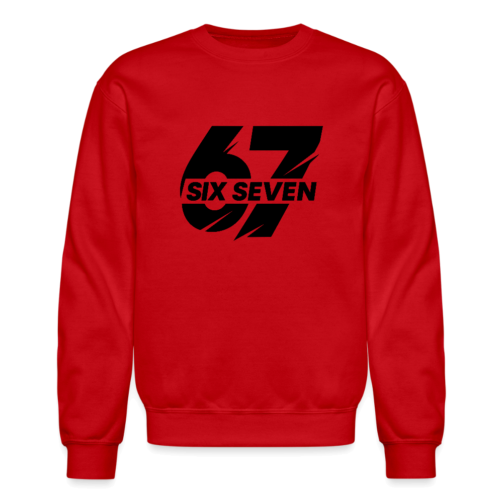 Six Seven 67 Sweatshirt Color: red