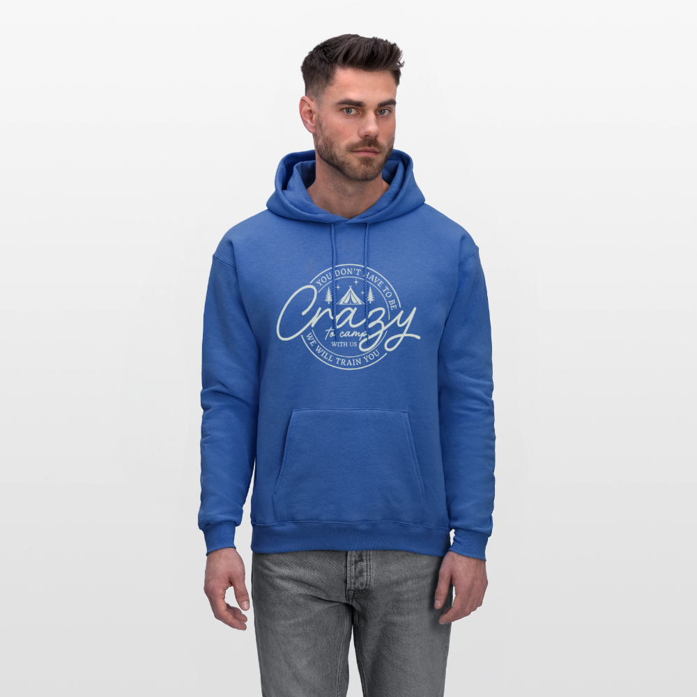 Crazy Camping Hoodie - royal blue