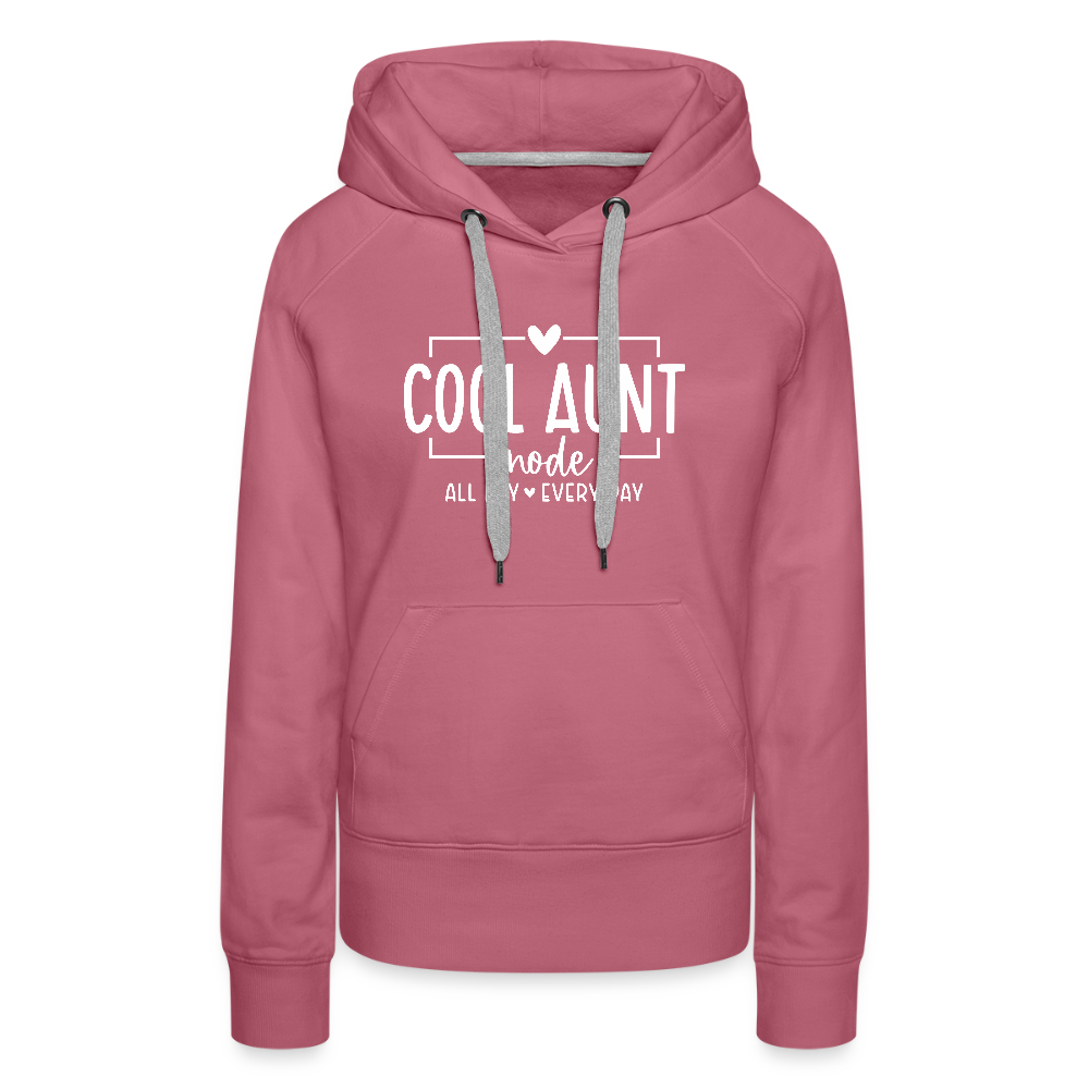 Cool Aunt Mode Women’s Premium Hoodie - mauve