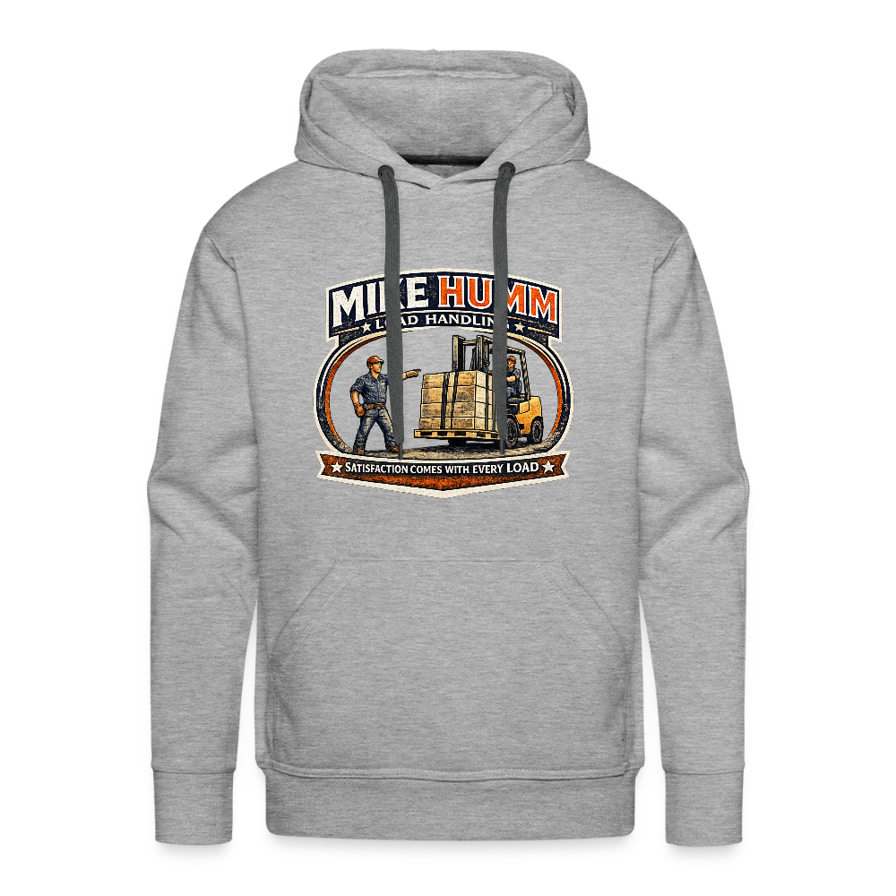 Mike Humm Load Handling Hoodie Funny Adult Humor Gear - heather grey