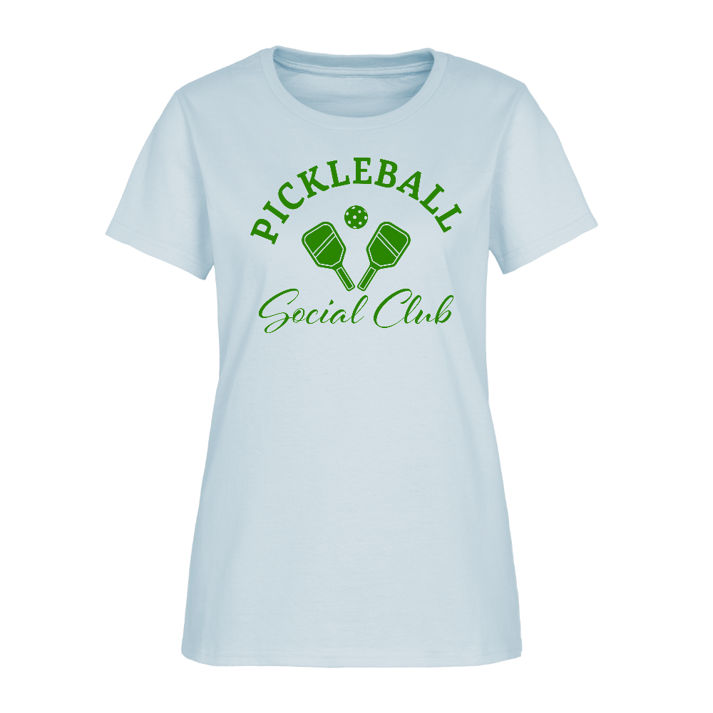 Pickleball Social Club Women's T-Shirt - light blue