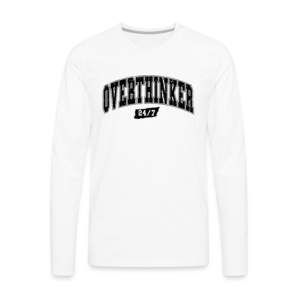Men's Premium Long Sleeve T-Shirt - white