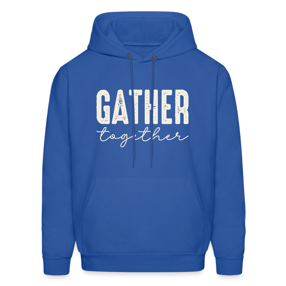 Gather Together (Thanksgiving) Hoodie Color: royal blue