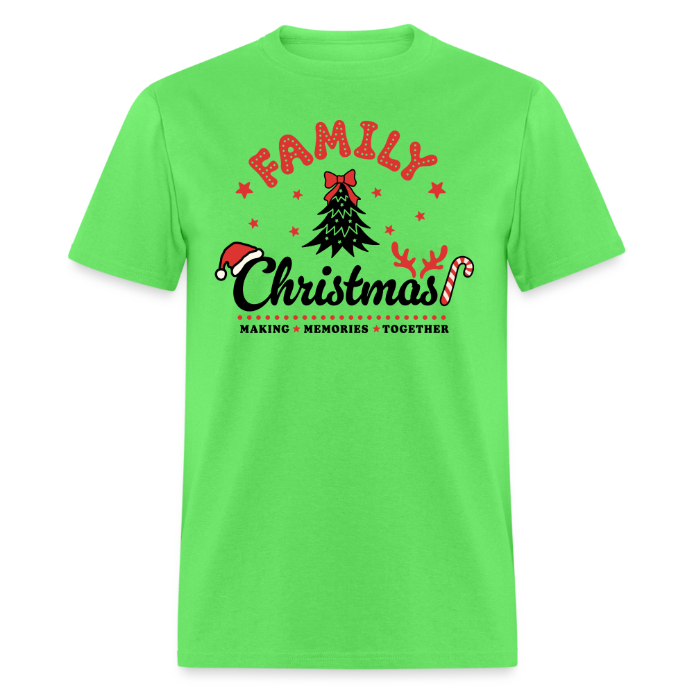 Family Christmas Making Memories Together T-Shirt - kiwi