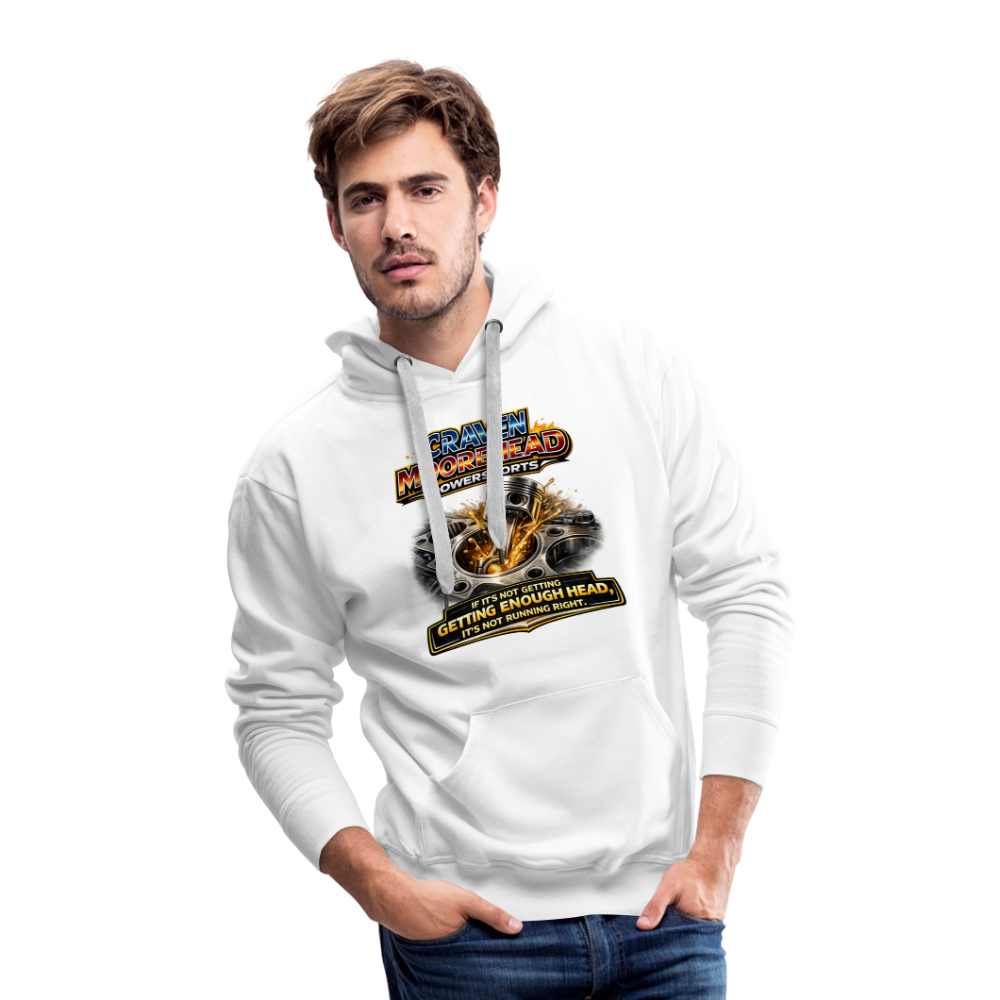 Craven Moorehead Powersports Funny Adult Humor Premium Hoodie Color: Black
