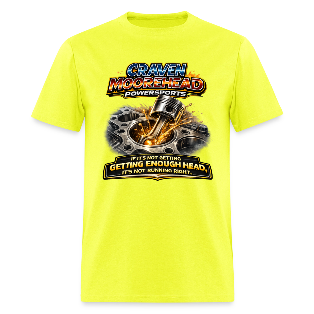 Craven Moorehead PowerSports T-Shirt Color: Safety Green