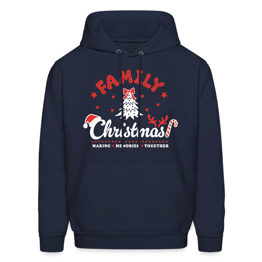 Family Christmas Making Memories Together Hoodie - navy