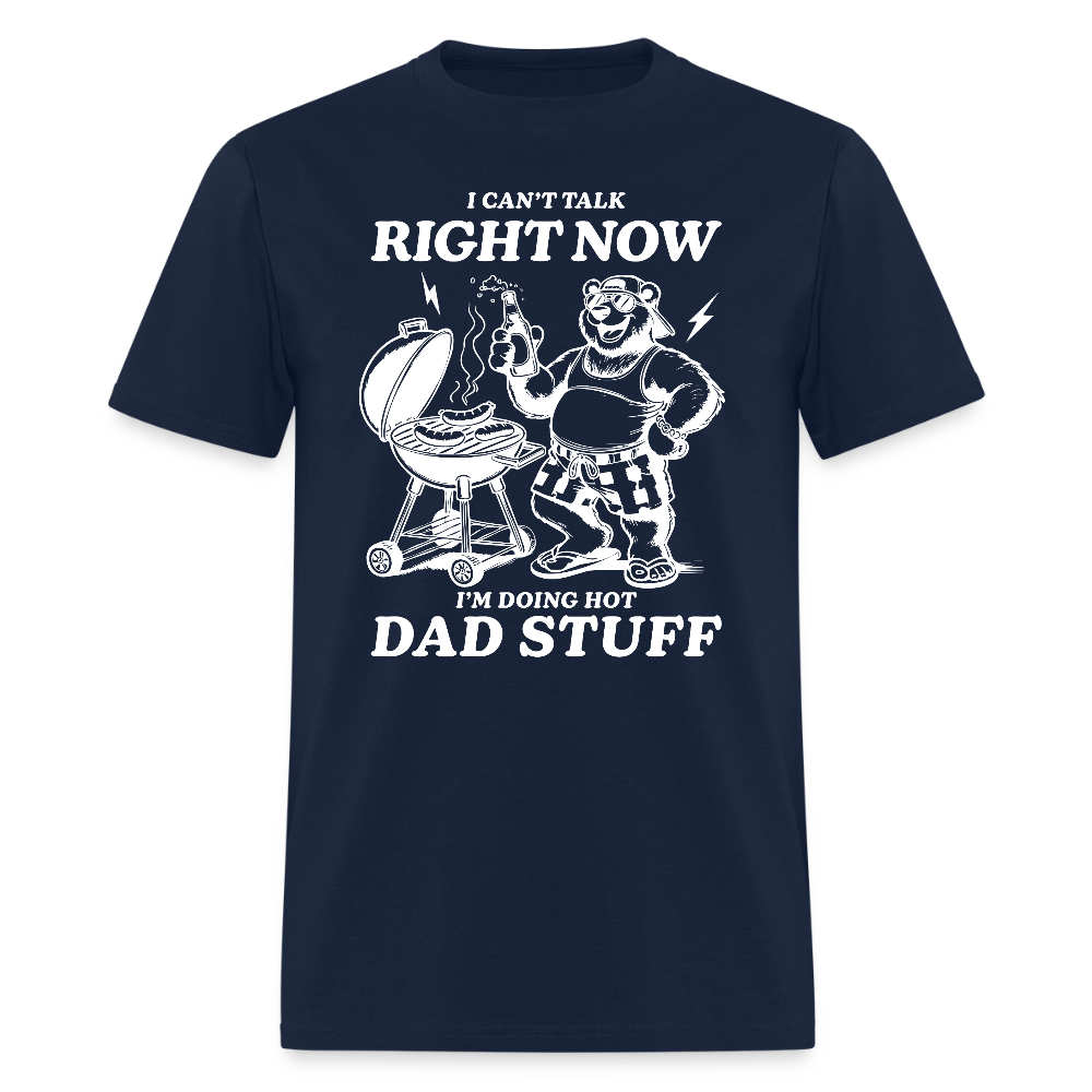 Doing Hot Dad Stuff (BBQ) T-Shirt - navy
