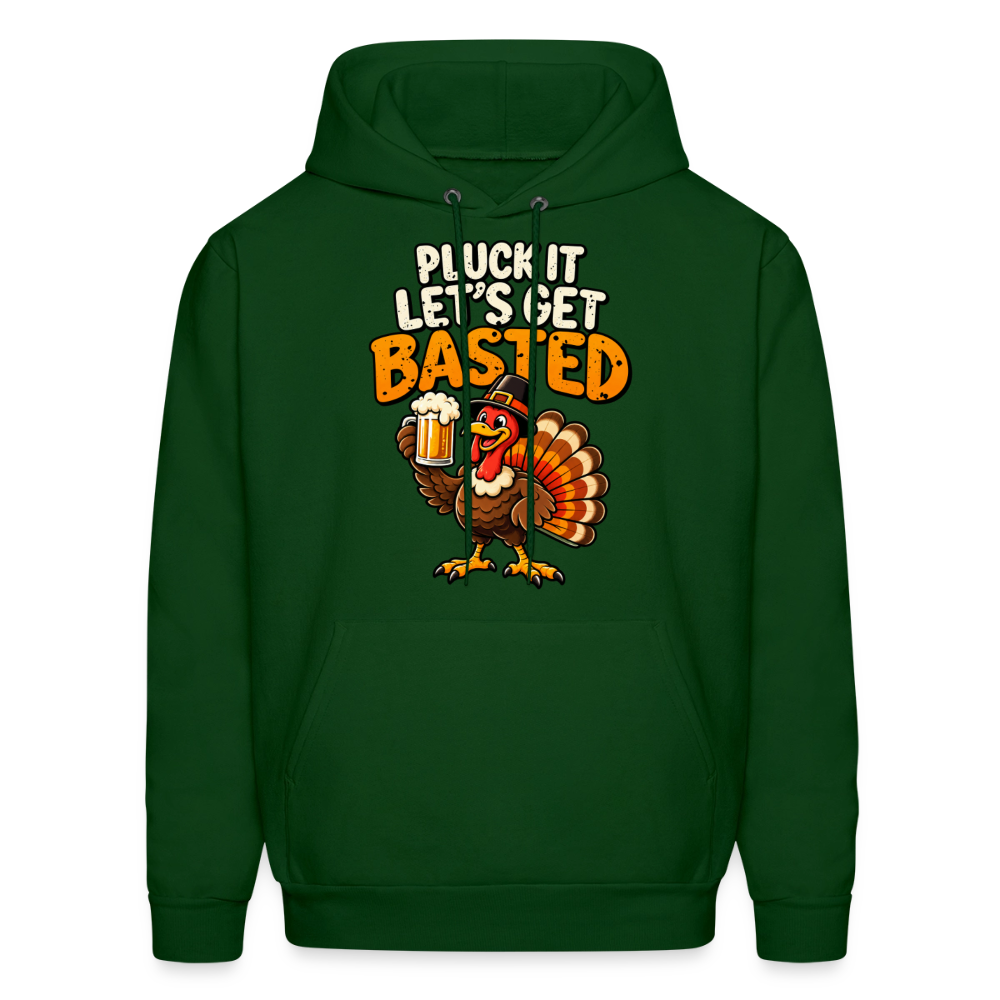 Pluck It Let’s Get Basted Hoodie - forest green