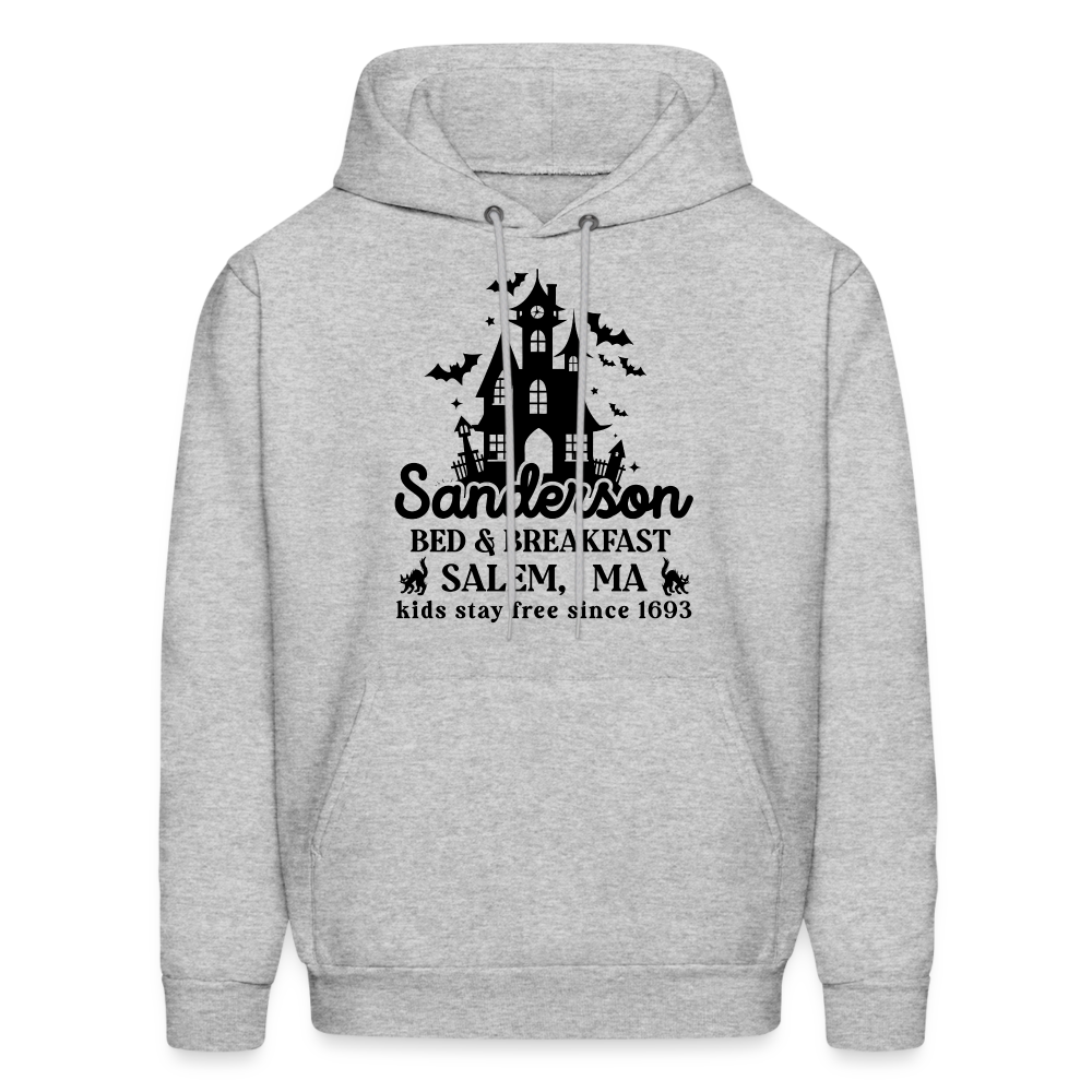 Sanderson Bed & Breakfast Salem MA Hoodie (Halloween) - heather gray