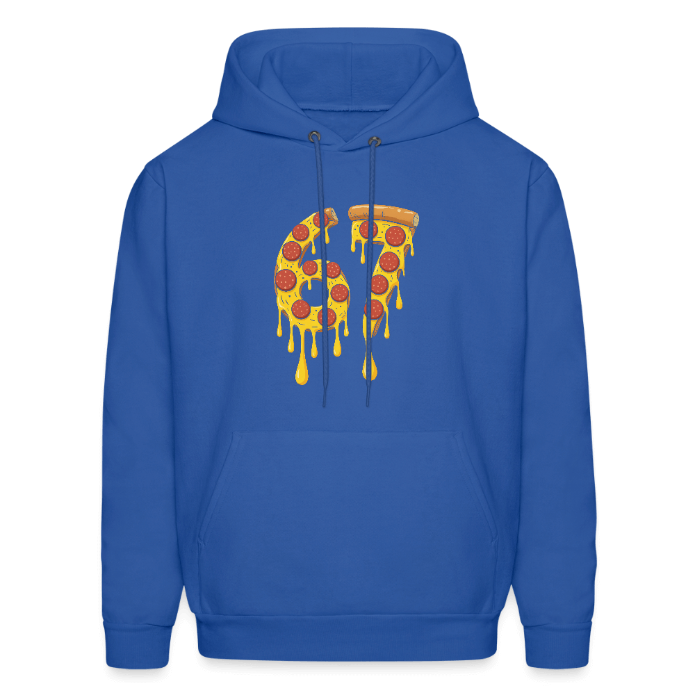 Six Seven 67 Pizza Hoodie Color: royal blue