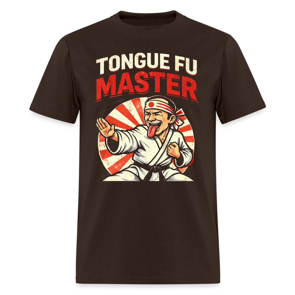 Tongue FU Master T-Shirt Color: Brown