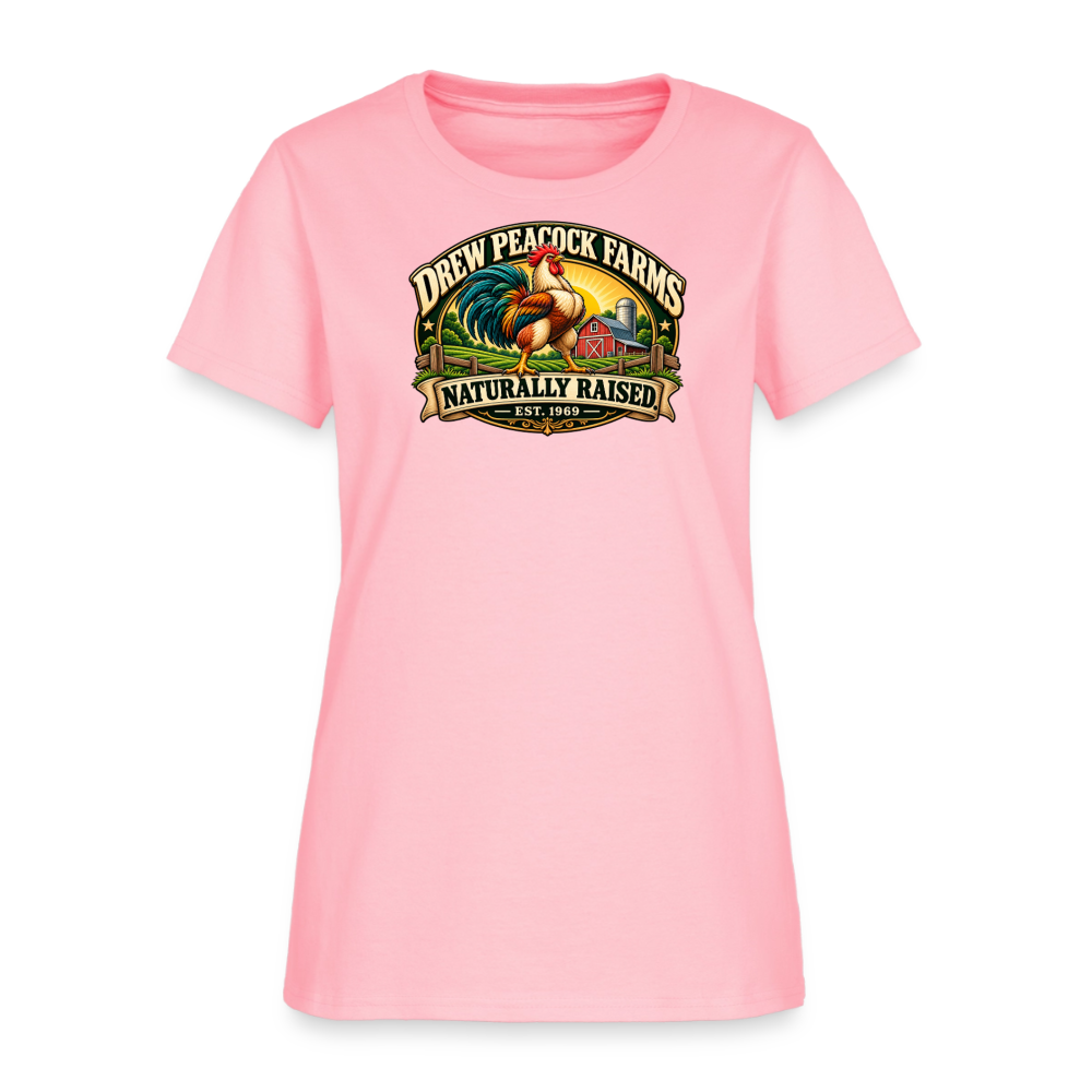 Drew Peacock Farms Women's T-Shirt - pink
