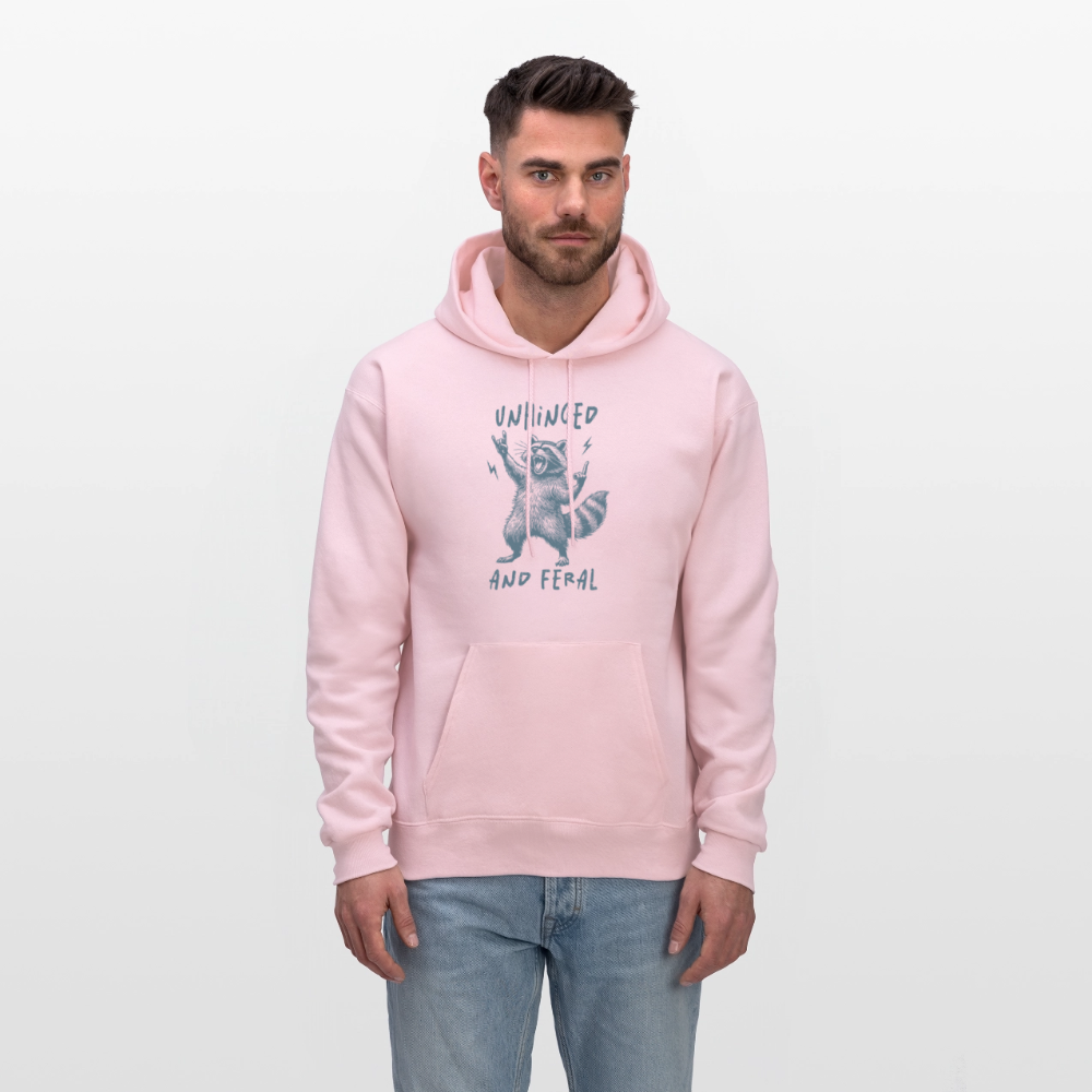 Unhinged and Feral Hoodie Color: heather gray