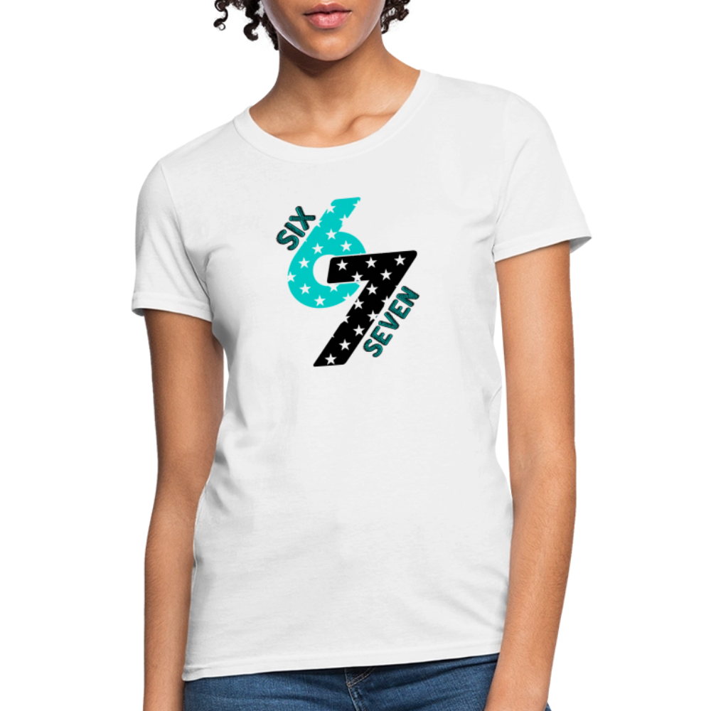 Six Seven 67 (Star) Women's T-Shirt - white