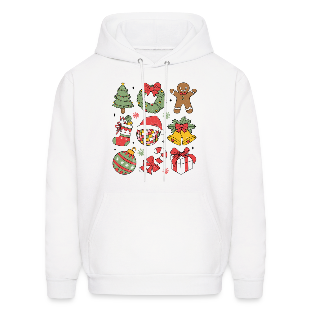 Christmas Holiday Season Hoodie - white