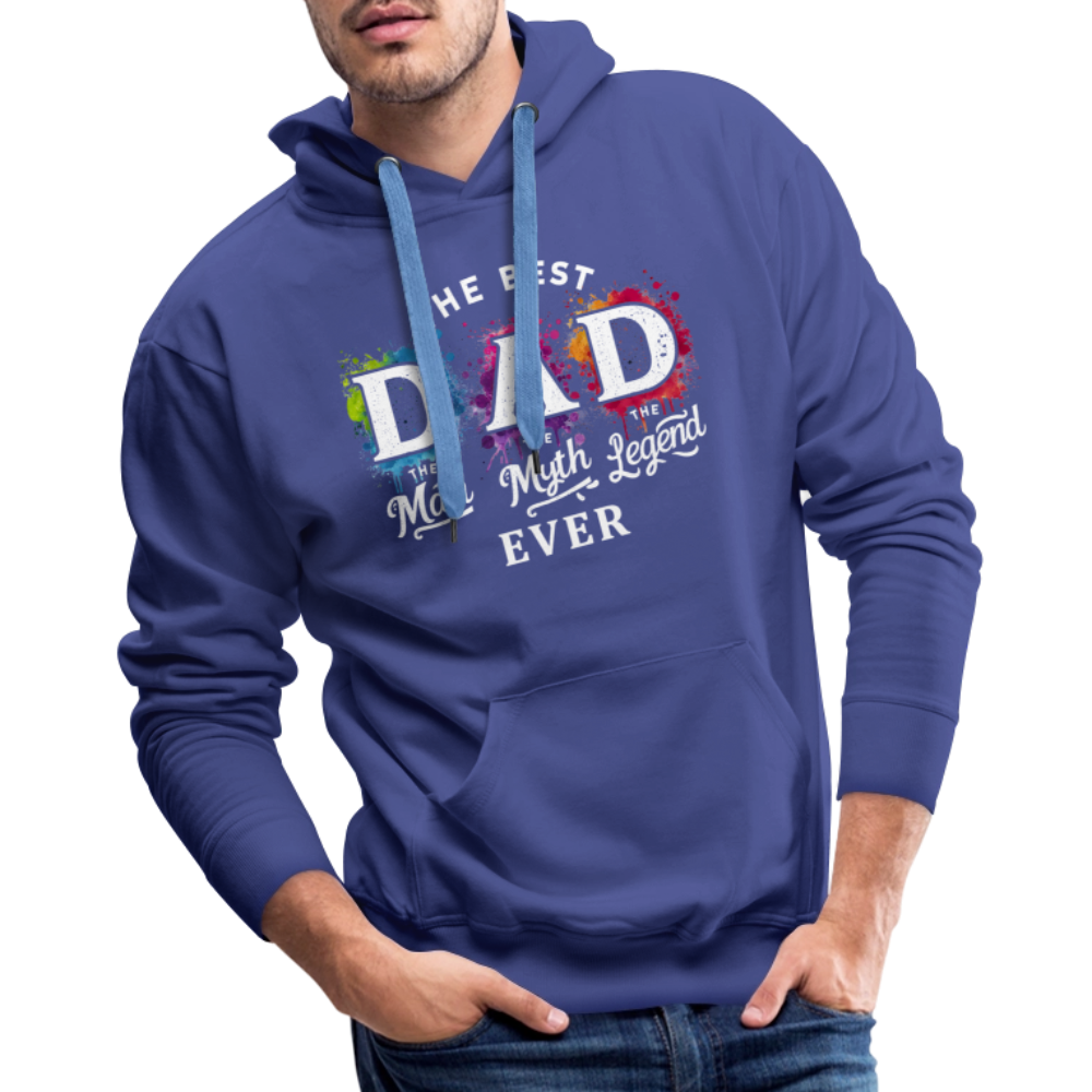 Best Dad Ever Men’s Premium Hoodie - royal blue