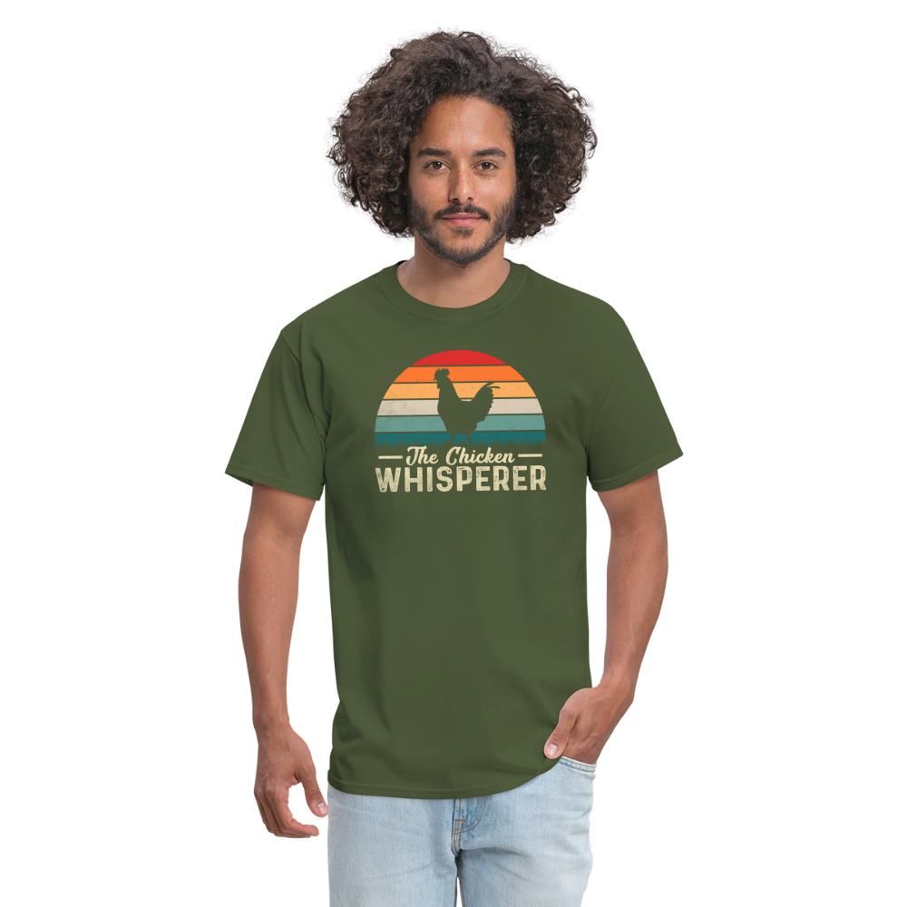 The Chicken Whisperer T-Shirt - military green