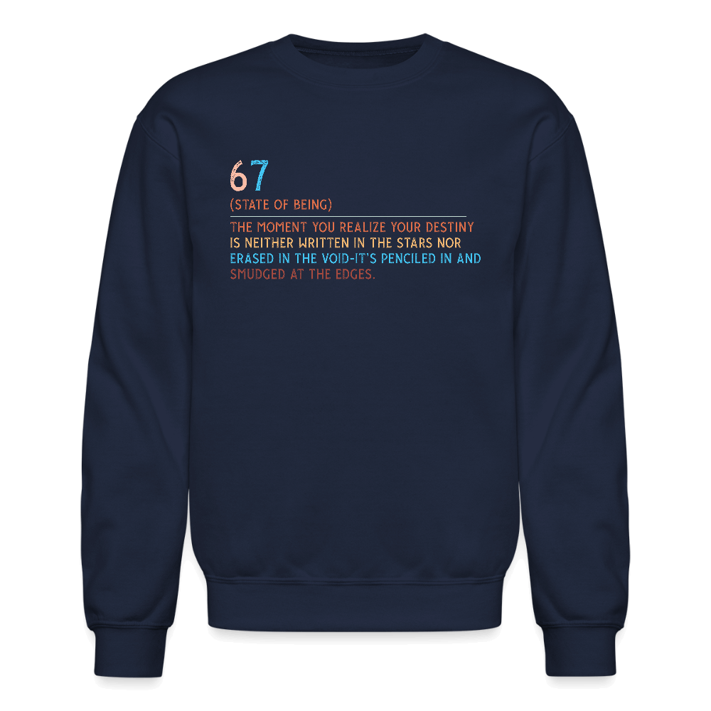 Six Seven Definition 67 Sweatshirt Color: navy