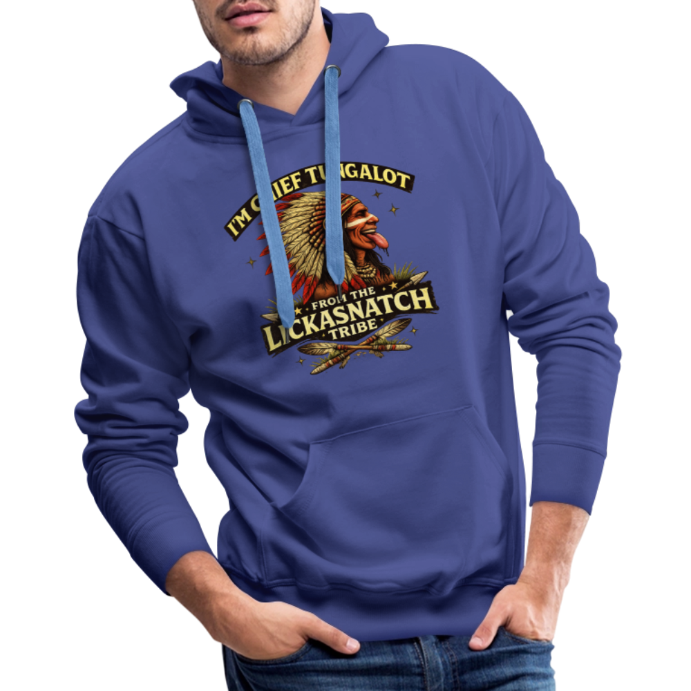 Chief Tungalot Lickasnatch Tribe Funny Hoodie Color: Black