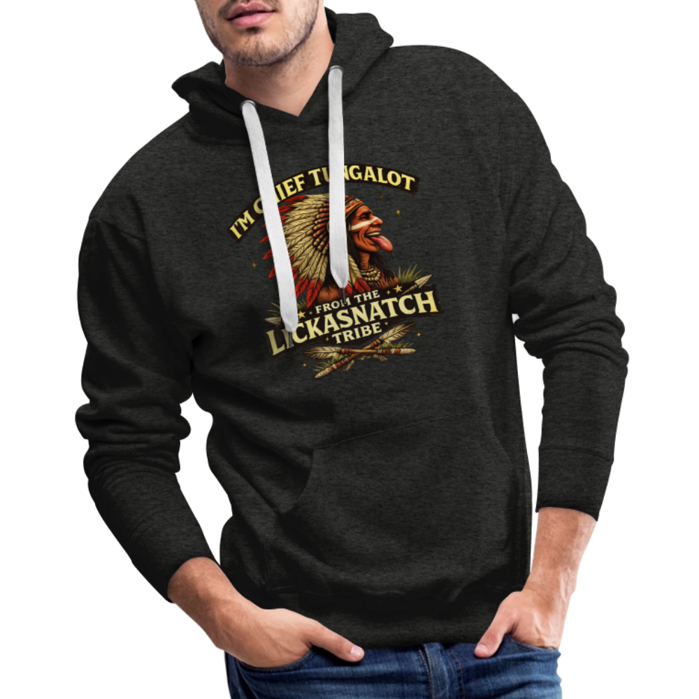 Chief Tungalot Lickasnatch Tribe Funny Hoodie Color: Black