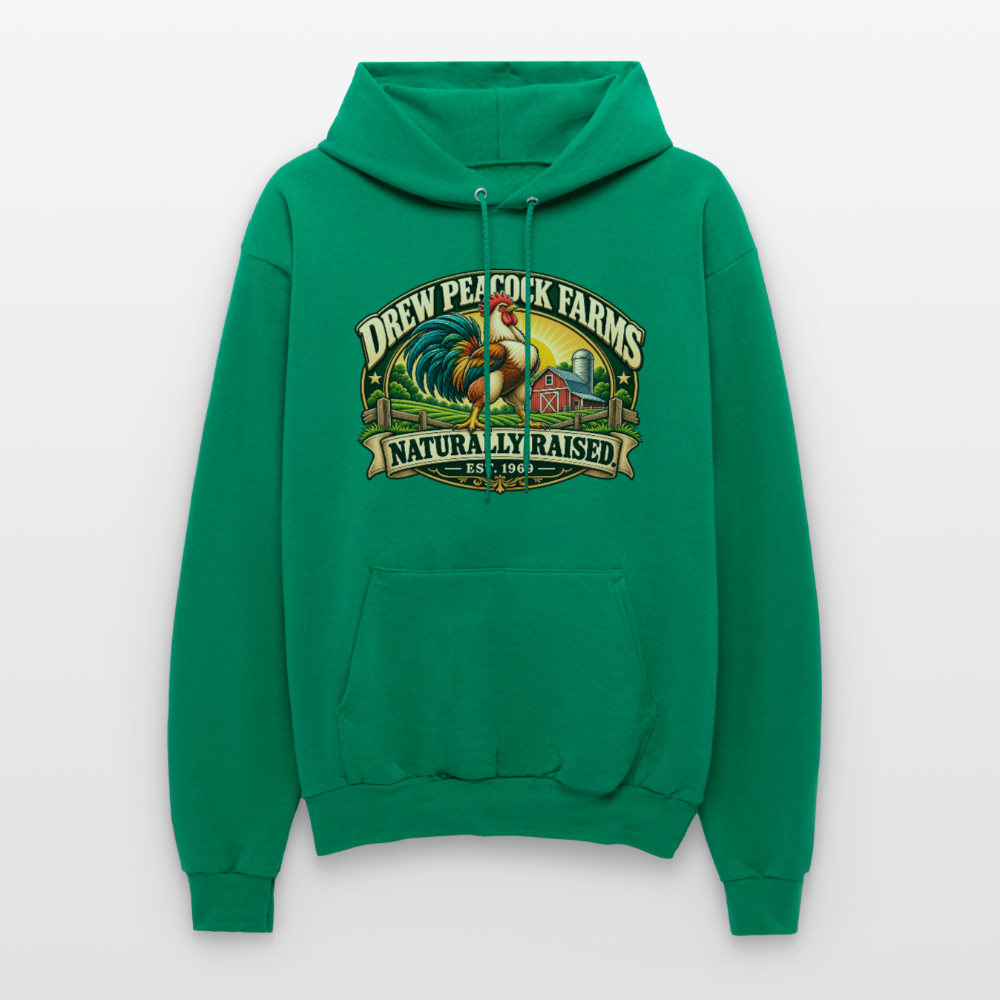 Drew Peacock Farms Hoodie - kelly green