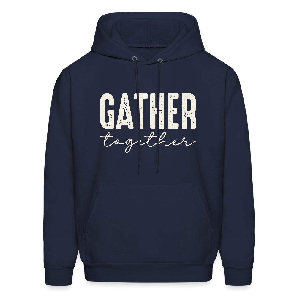 Gather Together (Thanksgiving) Hoodie Color: navy