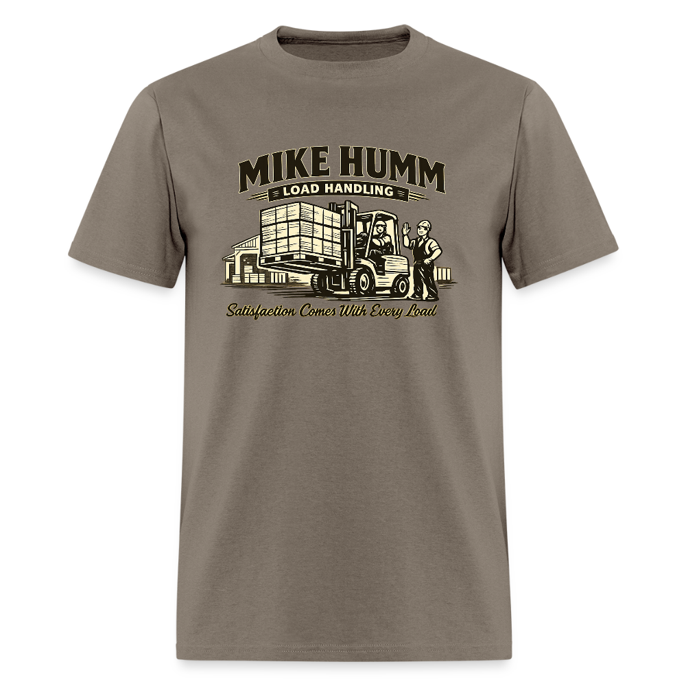 Mike Humm Load Handling T-Shirt Funny Adult Humor Tee Color: safari