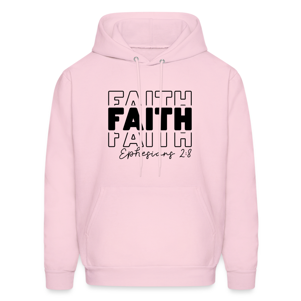Faith Ephesians 2:8 Hoodie - pale pink
