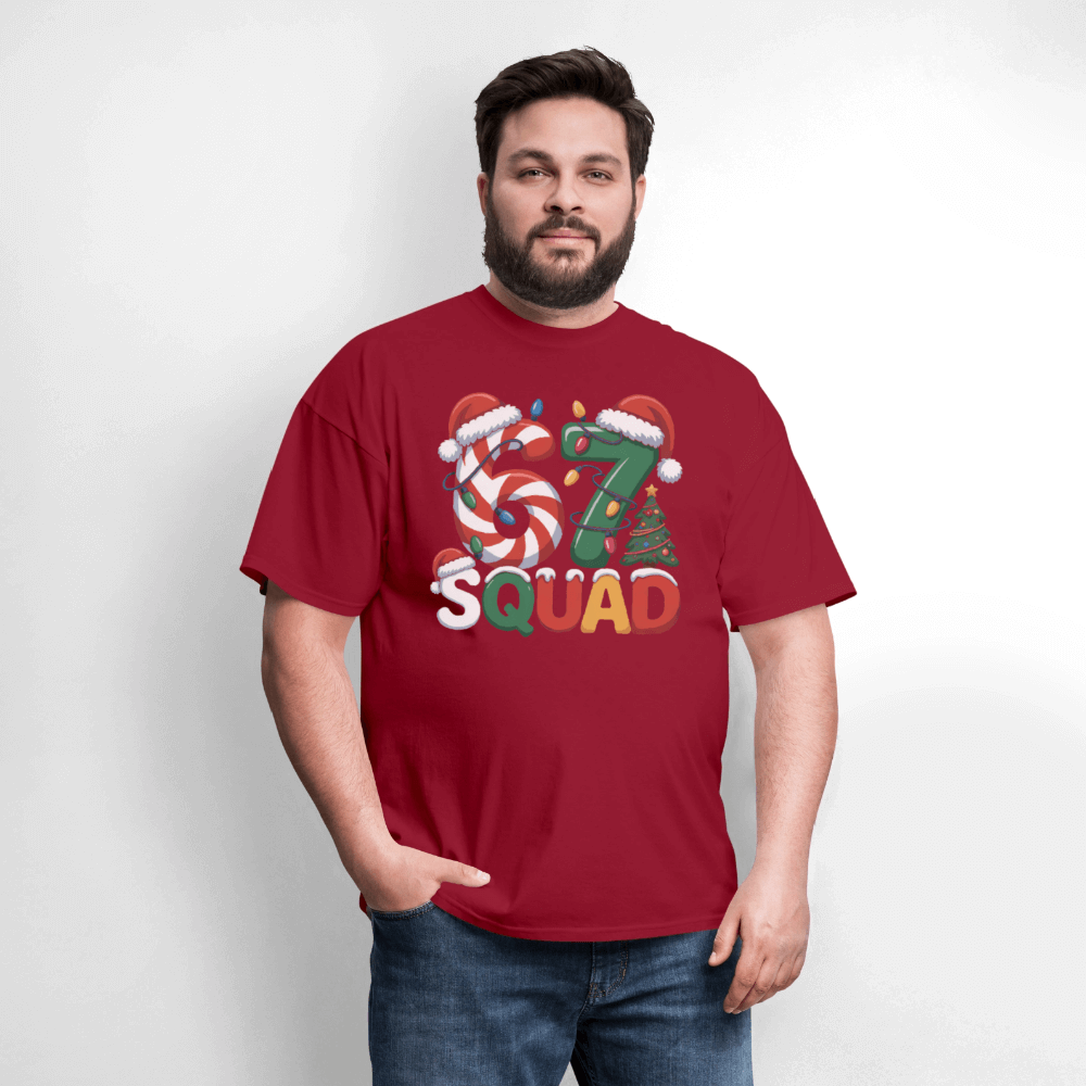 Six Seven Squad - Christmas 67 T-Shirt Color: forest green