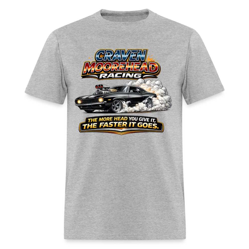 Craven Moorehead Racing T-Shirt Color: Heather Gray