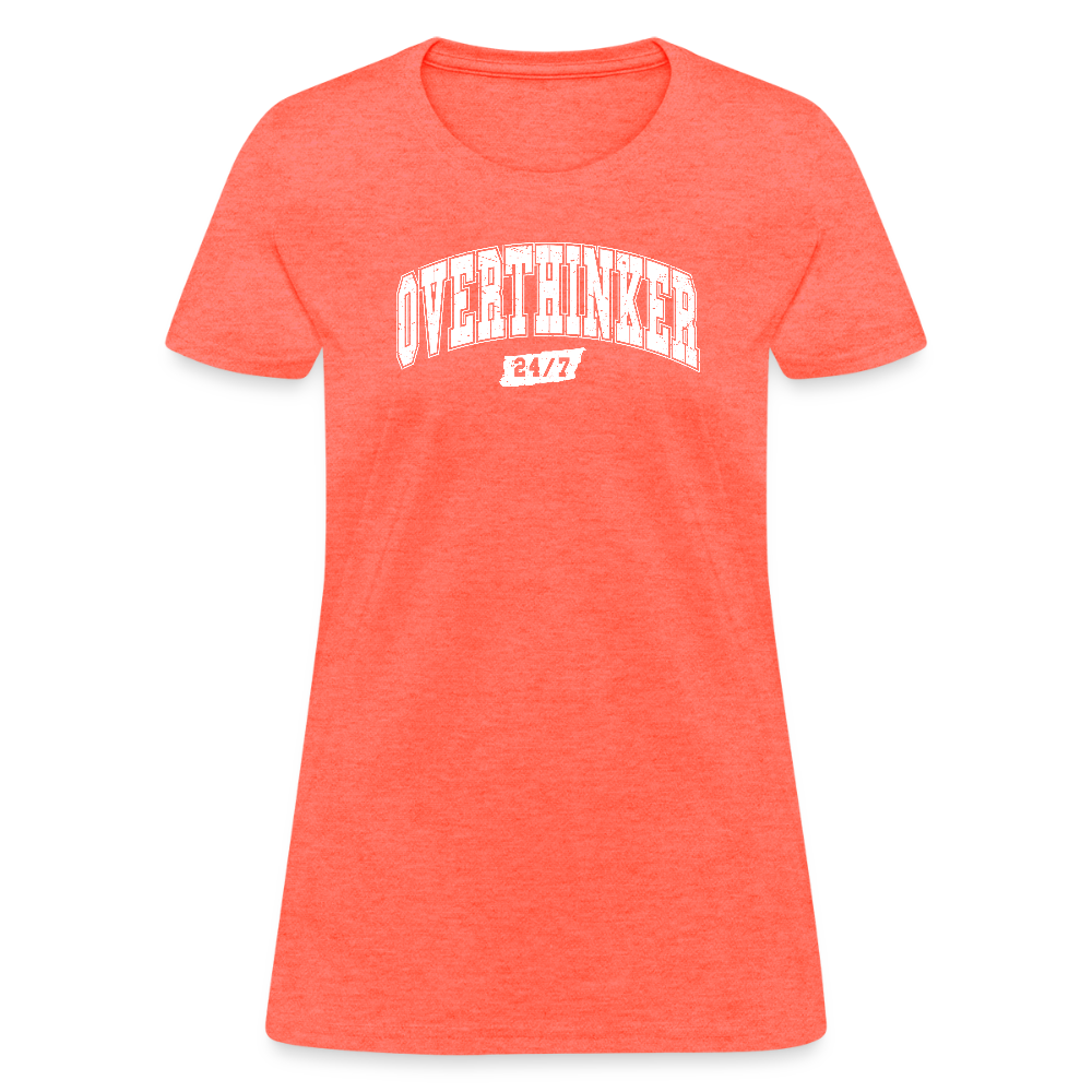 Women's Contoured T-Shirt - heather coral