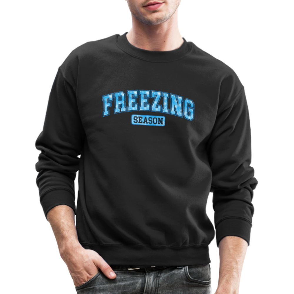Freezing Season Unisex Crewneck Sweatshirt - black