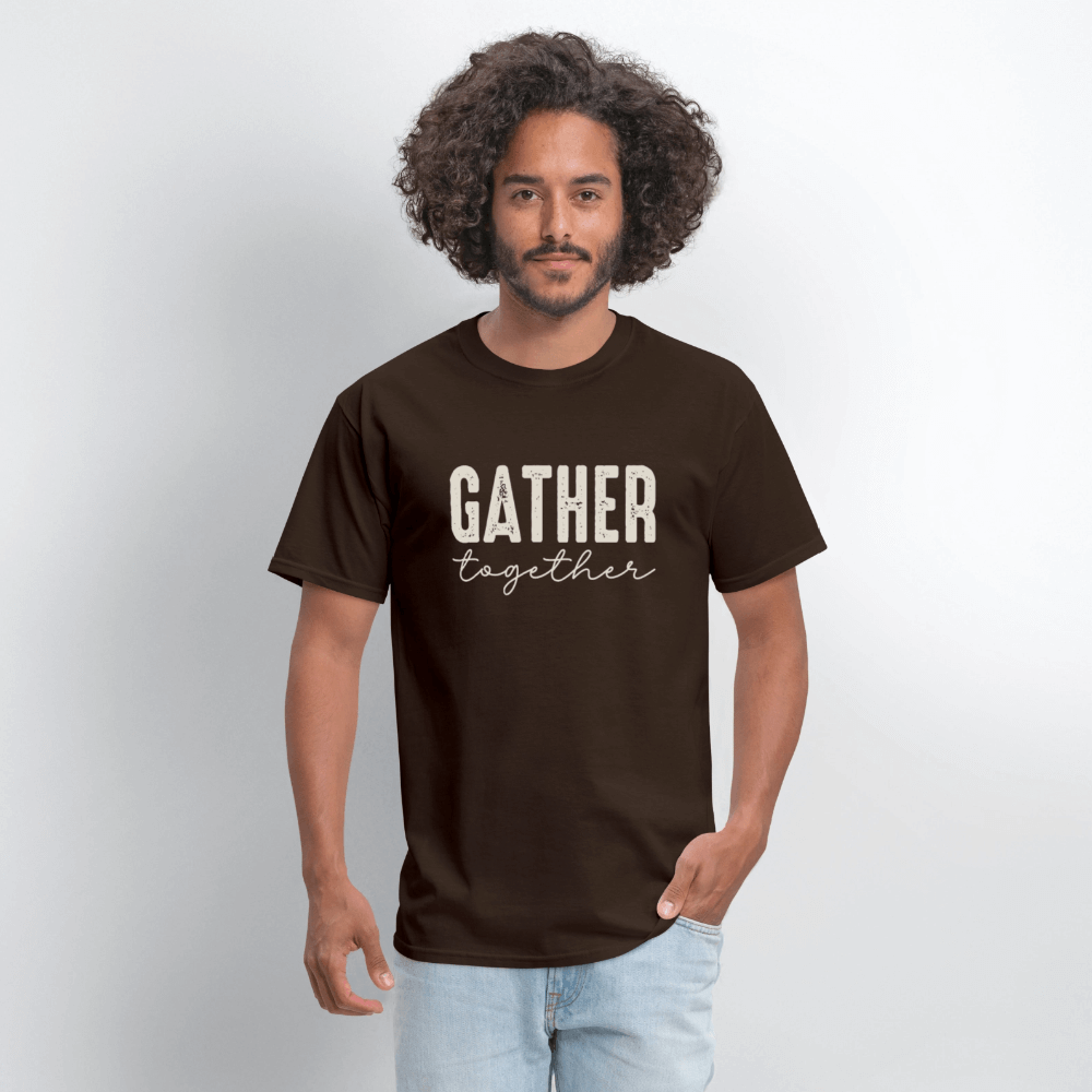 Gather Together (Thanksgiving) T-Shirt Color: safari