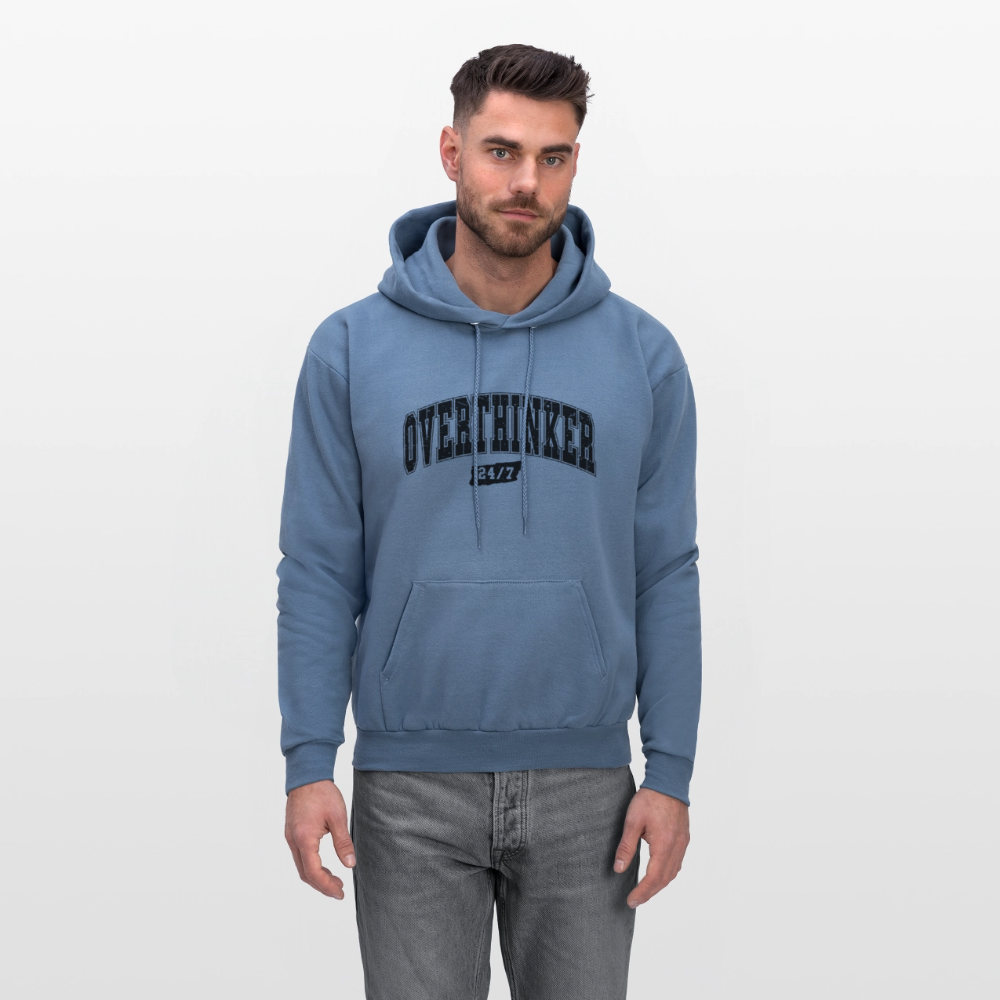 Overthinker 24/7 Hoodie – Stay Cozy While Overthinking - denim blue