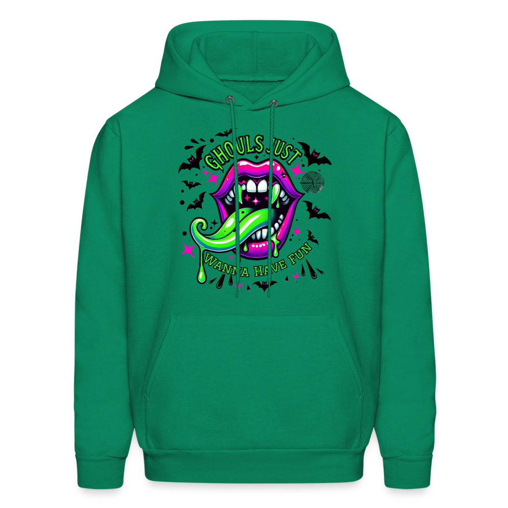 Ghouls Just Wanna Have Fun Hoodie (Halloween) - kelly green
